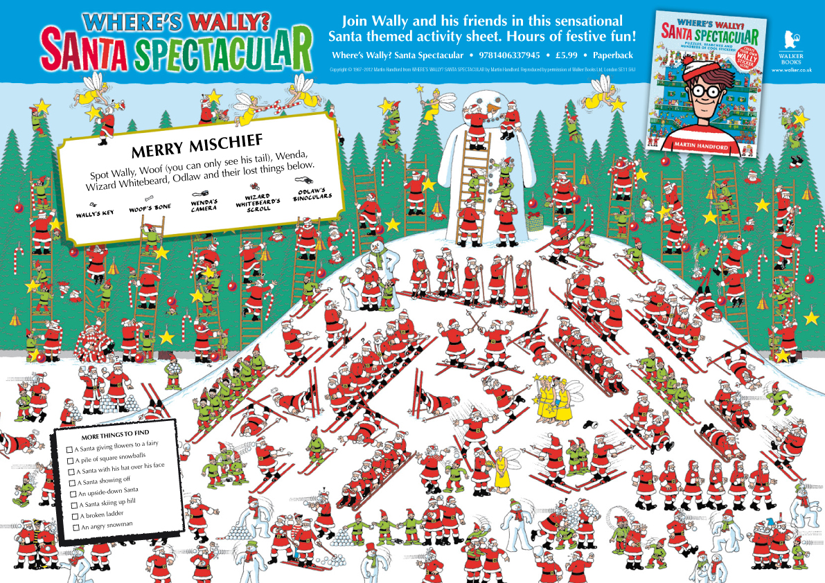 where's wally? christmas puzzle - scholastic shop